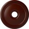 Ekena Millwork Diane Ceiling Medallion (Fits Canopies up to 5 3/8"), 18"OD x 3 5/8"ID x 1 1/8"P, Brushed Mahogany CM18DIBMF - alternate 1